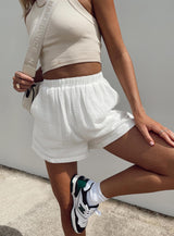 Mateo Shorts White