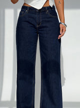 Darla Low Rise Straight Jean Dark Wash Petite