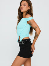 Paltrow Cargo Mini Skort Washed Black