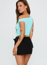 Paltrow Cargo Mini Skort Washed Black