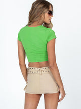Iconic Cargo Mini Skirt Beige