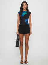 Film Noir Tailored Shorts Black