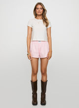 Sincar Boxer Shorts Pink / White Stripe