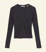 ALBANIE TOP -- CHARCOAL GREY