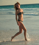 AZELINE BIKINI TOP -- LA MADDALENA GINGHAM