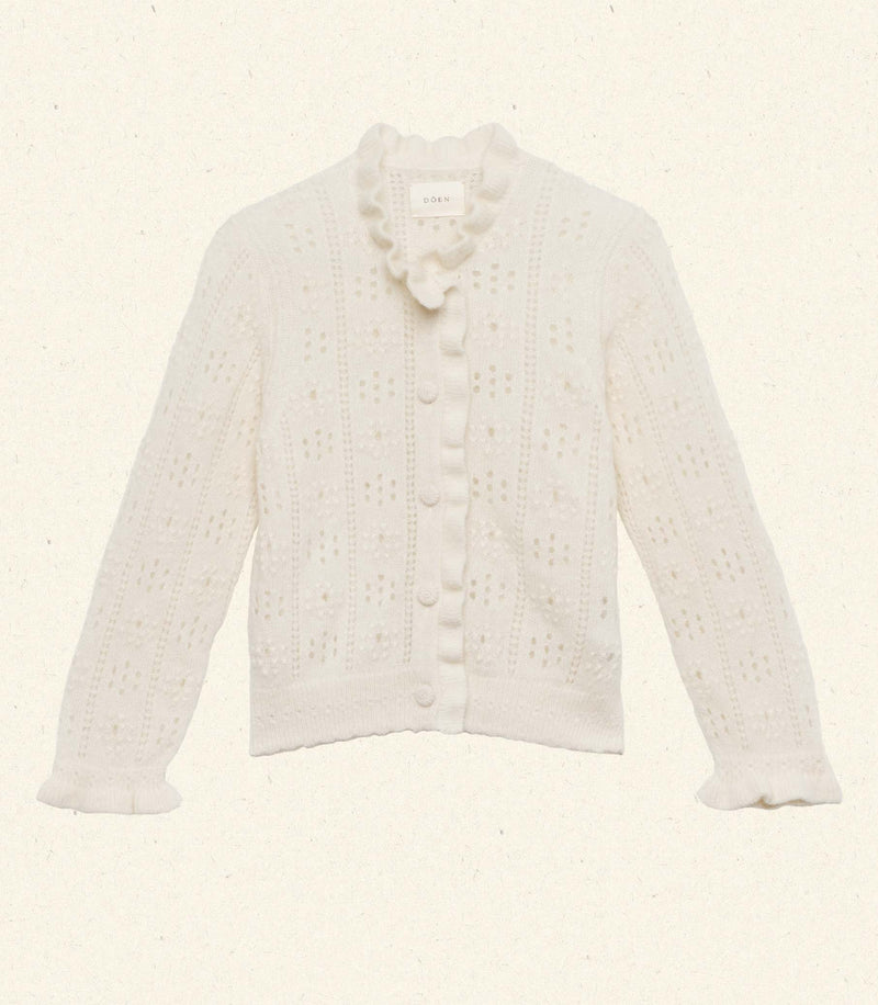 CLAUDIE CARDIGAN -- IVORY
