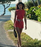 DARLING SHORT -- SCARLET