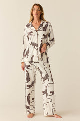 Winter Cloud Jersey PJ Set in Vinyasa