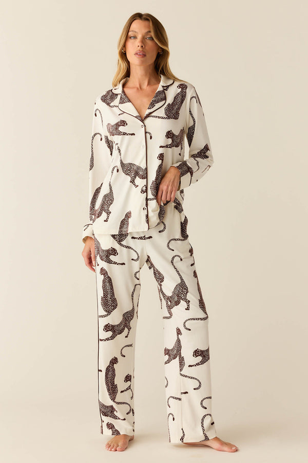Winter Cloud Jersey PJ Set in Vinyasa