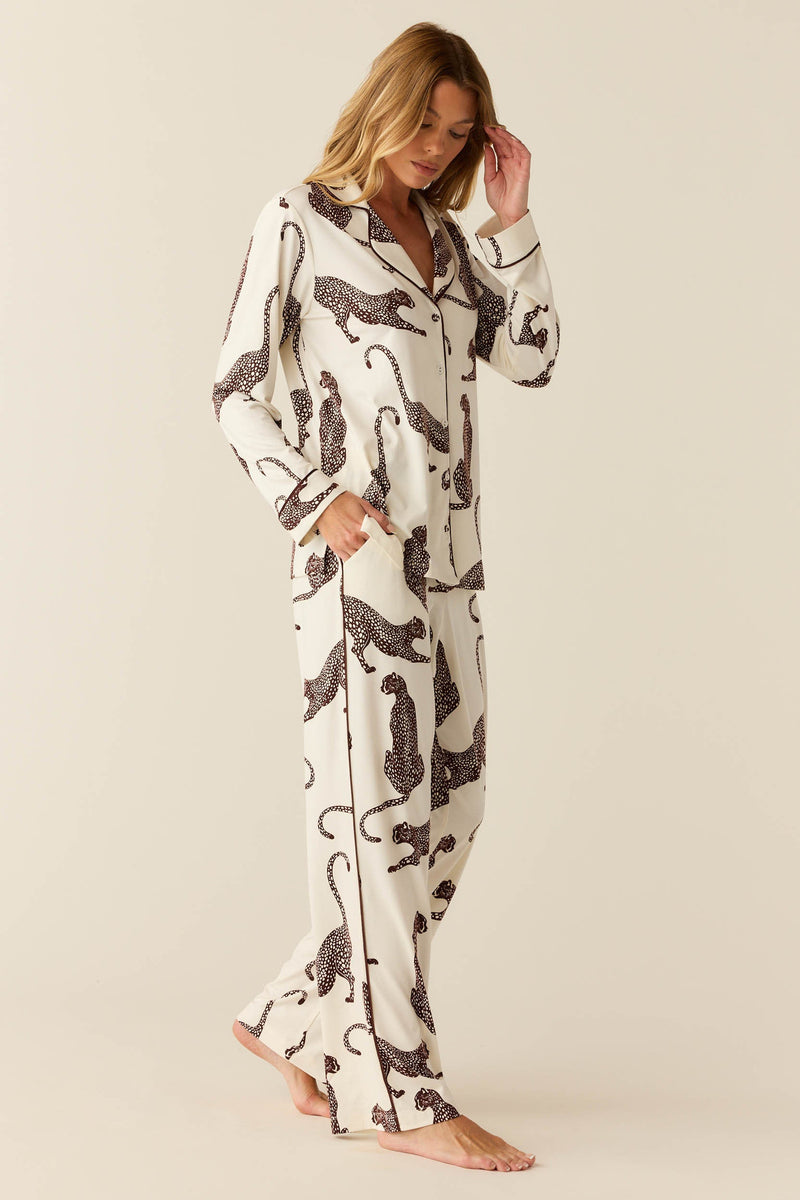 Winter Cloud Jersey PJ Set in Vinyasa