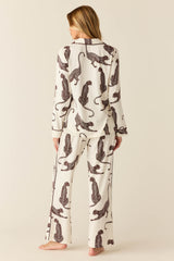 Winter Cloud Jersey PJ Set in Vinyasa