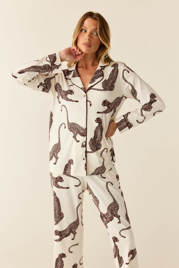 Winter Cloud Jersey PJ Set in Vinyasa