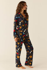 Winter Cloud Jersey PJ Set in Mystic