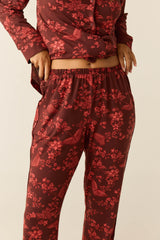 Winter Cloud Jersey PJ Set in Botanical