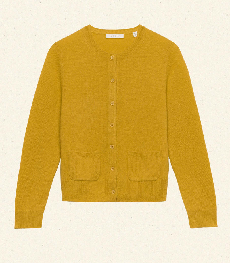FREYA CARDIGAN -- CITRINE