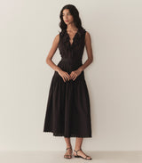 HILDA TOP -- BLACK