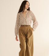 JULIENNE TOP -- PROVENCAL PAISLEY