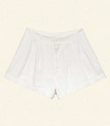 LARUE LINEN SHORT -- SALT