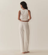 LAVON POINTELLE PANT -- SALT