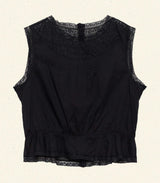 LILIBET TOP -- BLACK