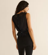 LILIBET TOP -- BLACK