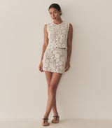 MARITZA SKIRT -- PEARL