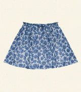 MILIANNE SKIRT -- BLEU SOLEIL FLEURIT