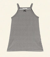NIXIE DRESS -- NOIR LA MADDALENA GINGHAM