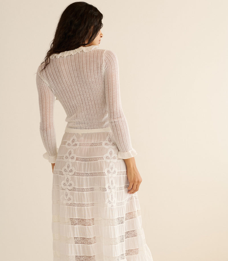 ODILLE CARDIGAN -- SALT
