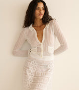 ODILLE CARDIGAN -- SALT