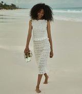 RACHELLE SKIRT -- SALT