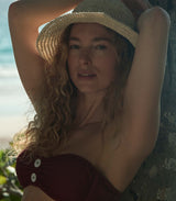 RIVA BIKINI TOP -- DEEP SUMAC