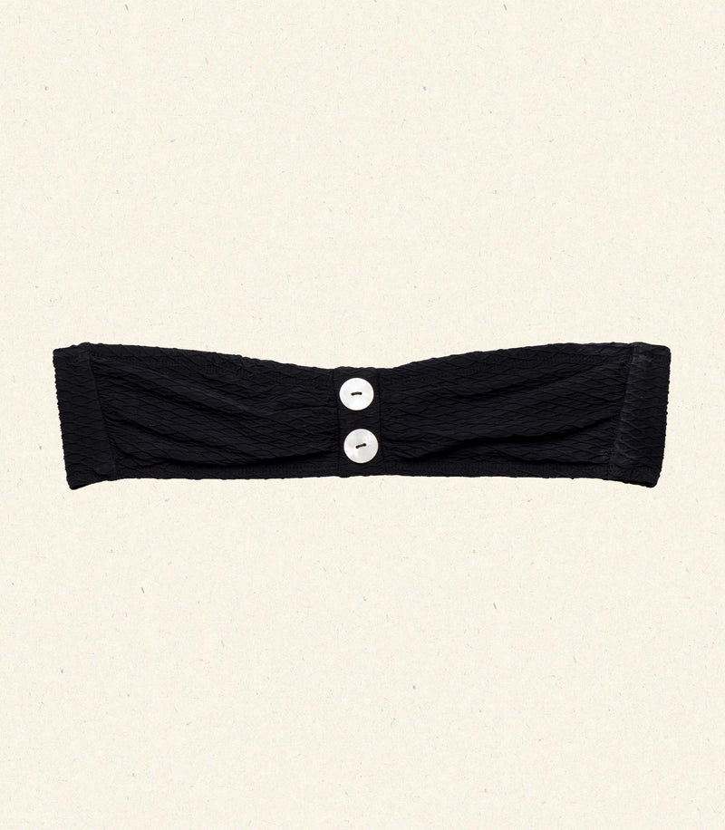 RIVA BIKINI TOP -- NERO