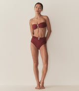 RIVA BIKINI TOP -- DEEP SUMAC