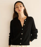SESTRI HEADBAND -- BLACK SATIN