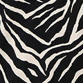 Zebra Print V-Neck Long Sleeve Blouse
