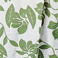 Leaf Print 3/4 Flare Sleeve Blouse