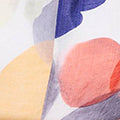Abstract Semi Sheer High Low Shirt