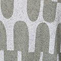 Geo Print Roll Neck Oversized Top