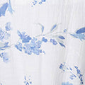 Floral 3/4 Sleeve Lace Trim Blouse
