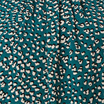 Animal Print Semi Sheer Blouse