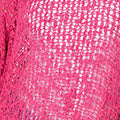 Crochet Knit Texture Batwing Sleeve Top