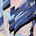 Brushstroke Print Collared Relaxed Shirt