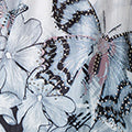 Butterfly Print Short Sleeve Relaxed Tunic