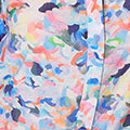 Printed Puff Sleeve Collared Shirt