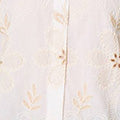 Floral Embroidered Texture V-Neck Blouse