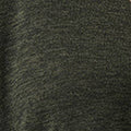 Zip Front V-Neck Relaxed 3/4 Sleeve Top