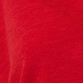 Zip Front V-Neck Relaxed 3/4 Sleeve Top