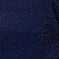 Sparkly 3/4 Puff Sleeve Mesh Top