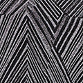 Striped Metallic 3/4 Batwing Sleeve Top
